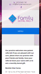 Mobile Screenshot of familydentalpros.com